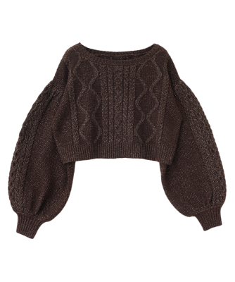 ラメケーブルニット｜PETAL ONLINE（ペタルオンライン）