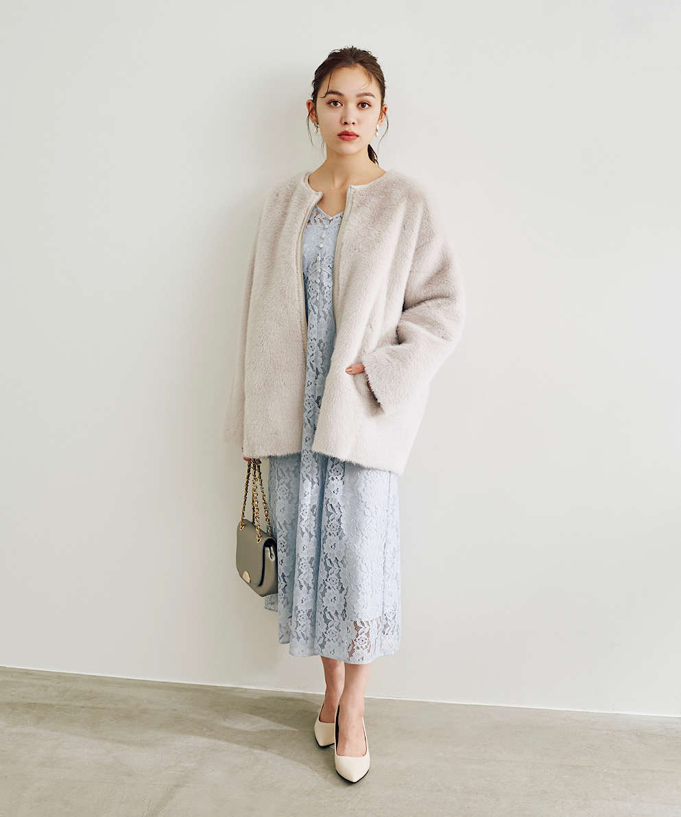 PalinkA パリンカ 2way ファーコート リアルムートンファー - メルカリ