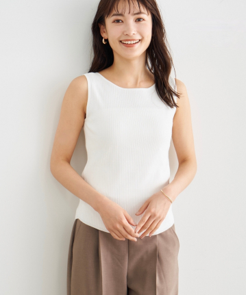 前後2WAY ニットタンク無地｜Stola.（ストラ）公式通販サイト