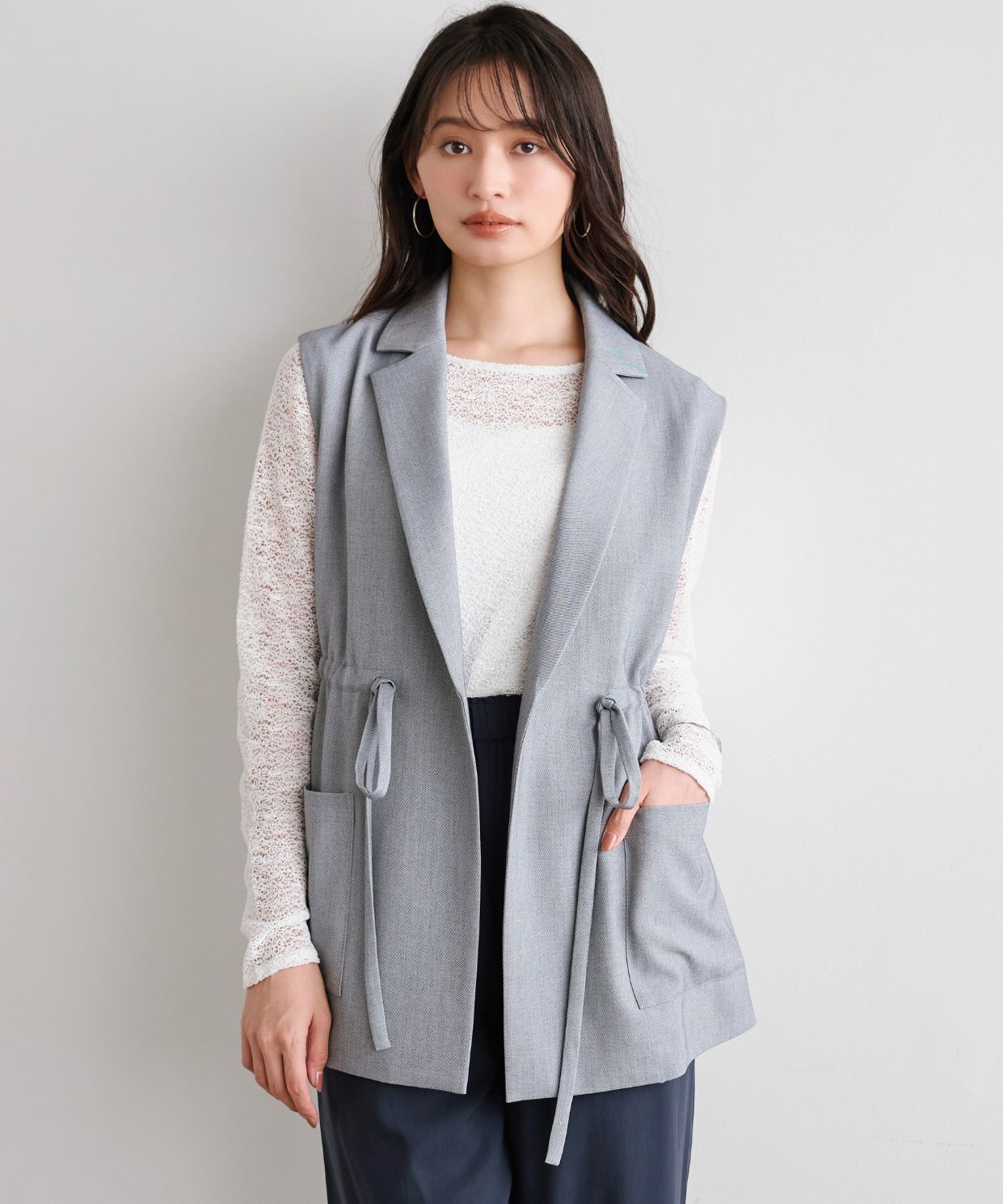 ウエストベルトテーラードジレ｜Stola.（ストラ）公式通販サイト