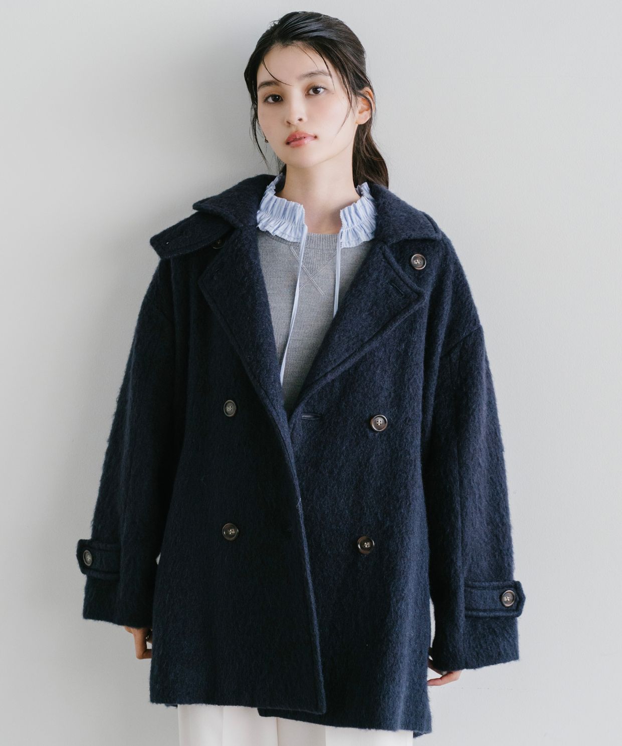 シャギーラペルコート｜Stola.（ストラ）公式通販サイト