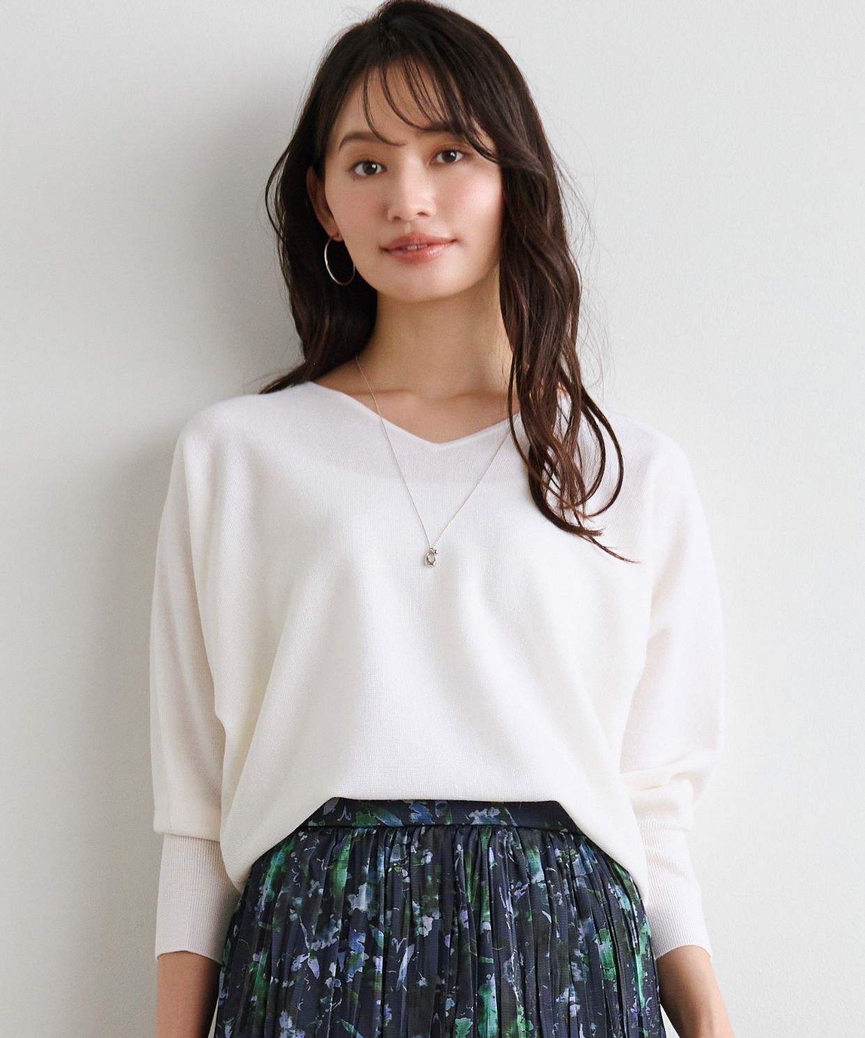 ミラノリブドルマンスリーブニットプルオーバー｜Stola.（ストラ）公式