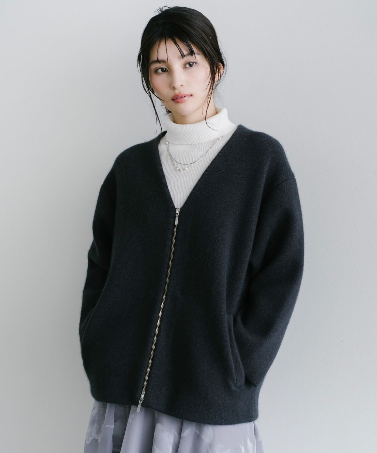 ラクーン混コーディガン｜Stola.（ストラ）公式通販サイト