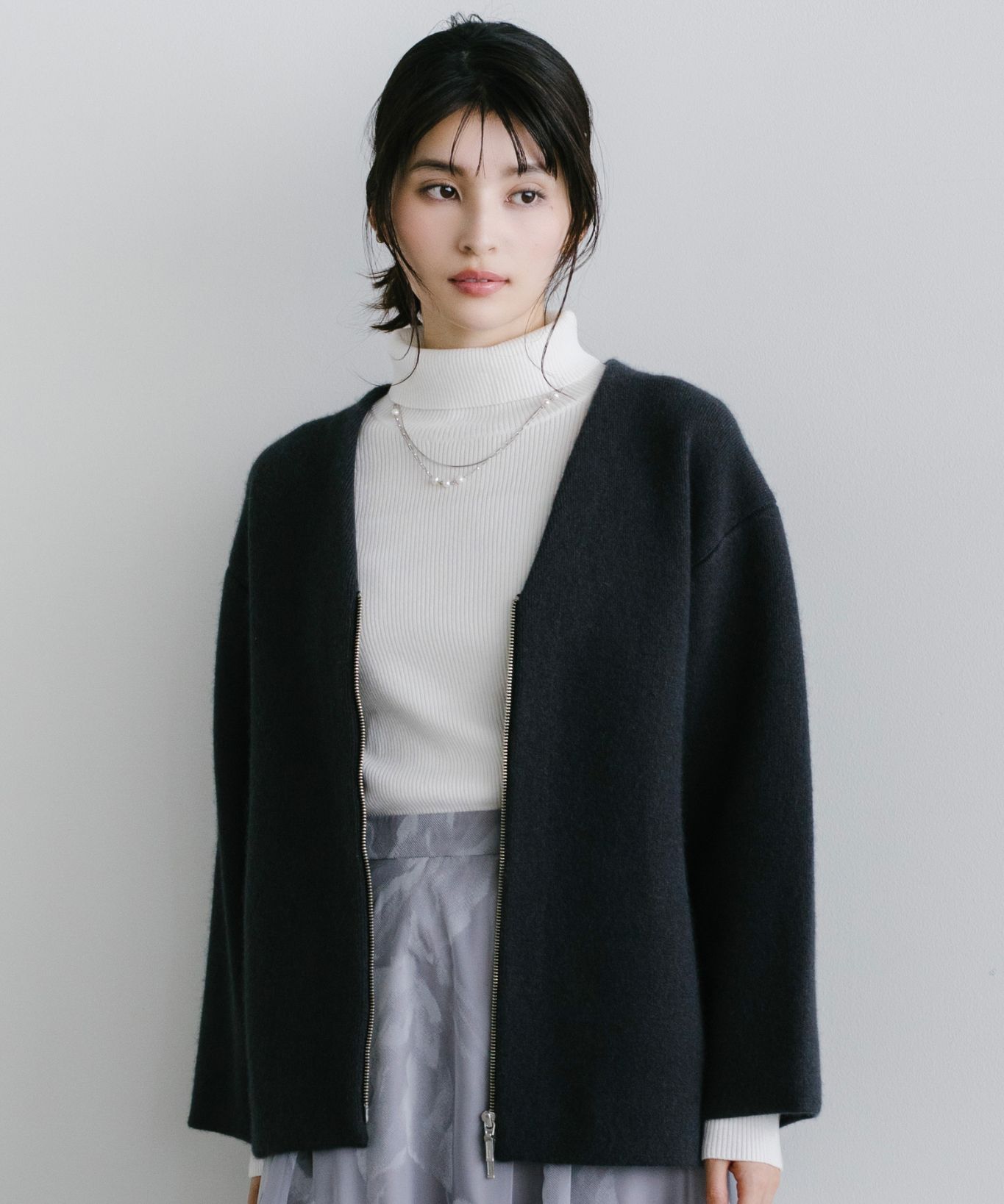 ラクーン混コーディガン｜Stola.（ストラ）公式通販サイト