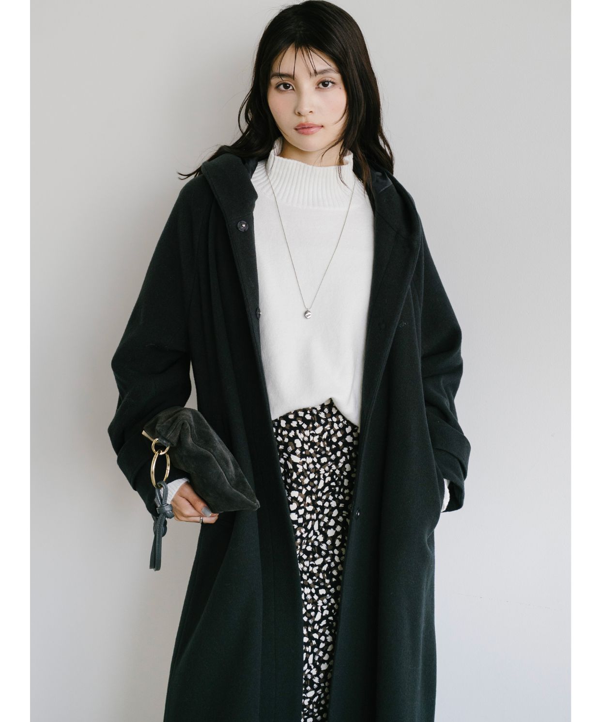 フーデットロングコート｜Stola.（ストラ）公式通販サイト