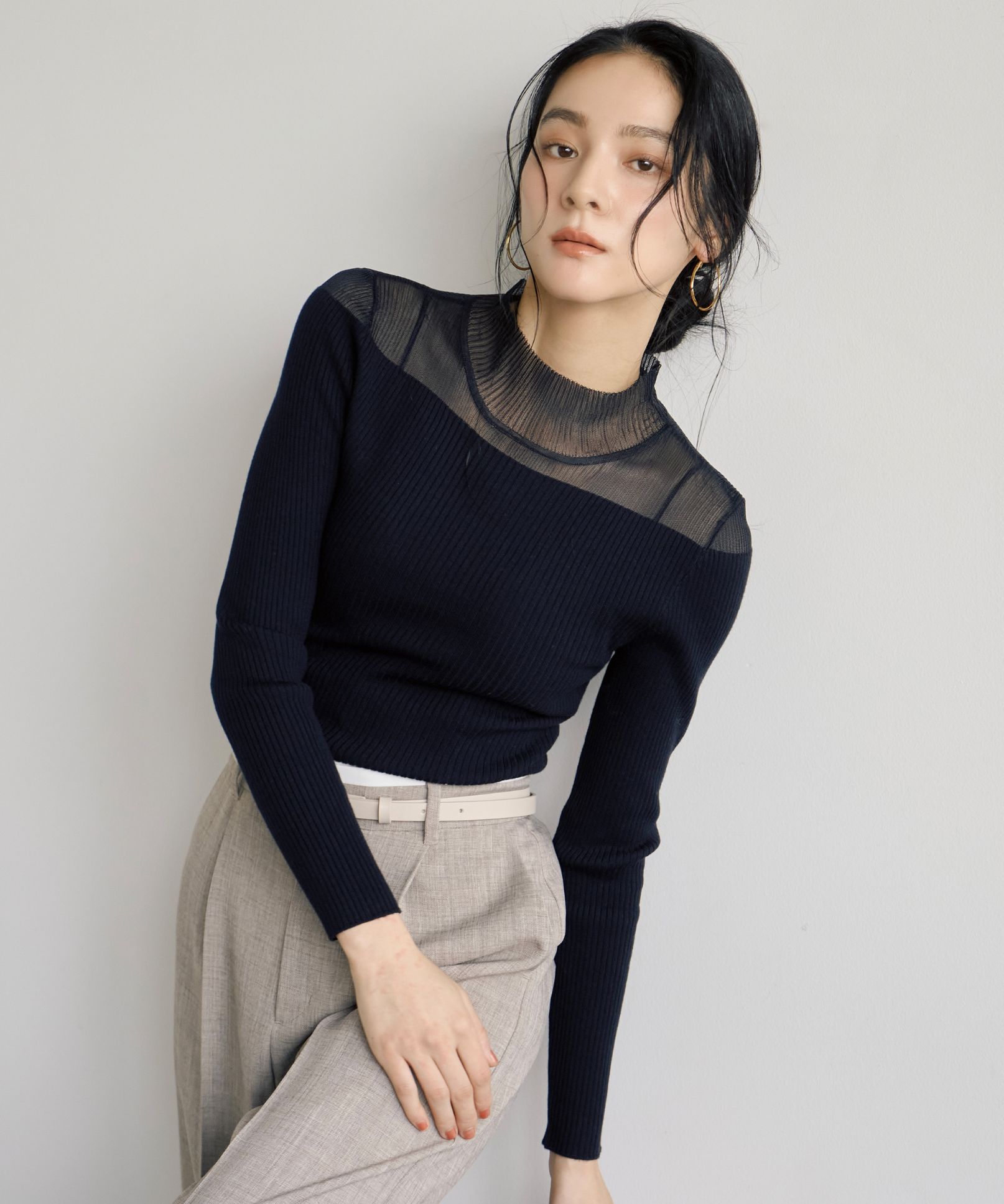 シアーコンビニットプルオーバー｜Stola.（ストラ）公式通販サイト