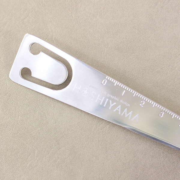 加工事例] 持ち込み名入れ ペーパーナイフ定規付 / ステンレススチール