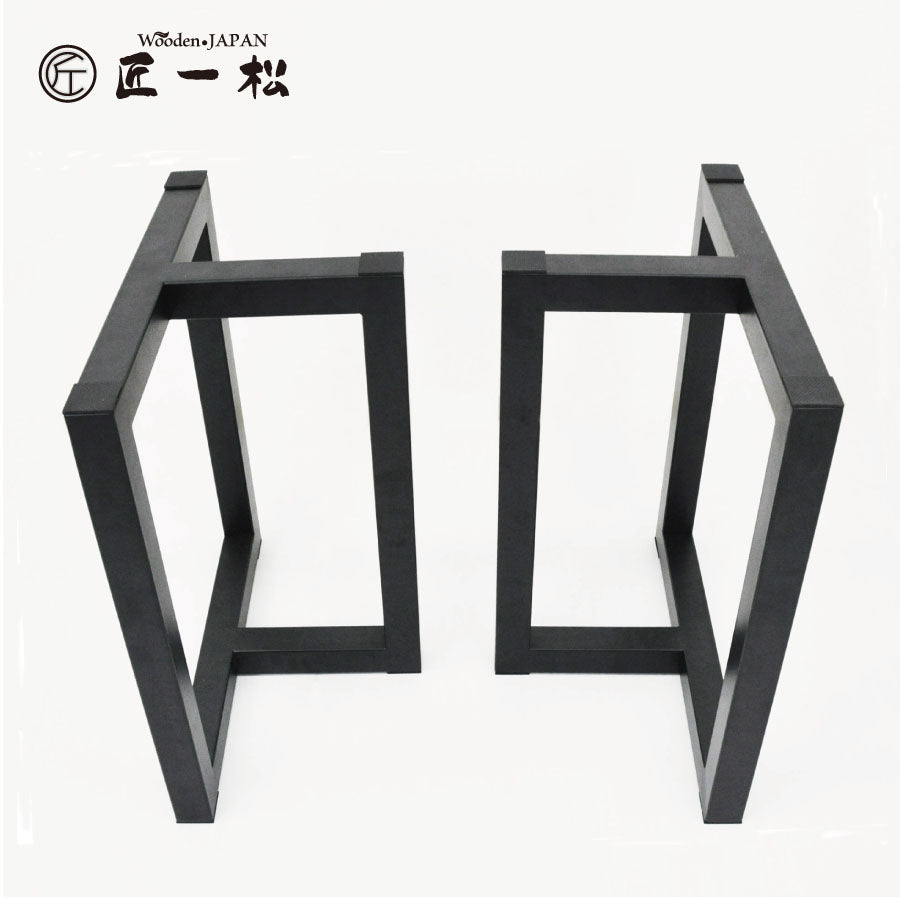 アイアン脚 ブラック 50mm角 2脚セット | Wooden JAPAN 匠一松のBtoB