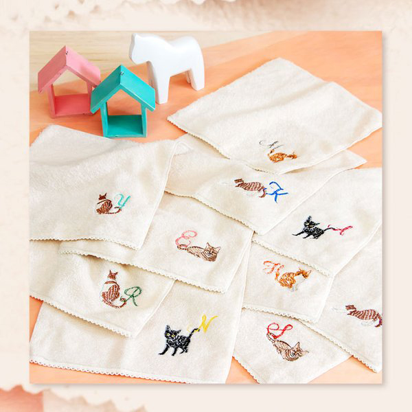 Yourelia様】ハンドメイドオーダー☆犬☆ガーゼハンカチ 12点 Yourelia