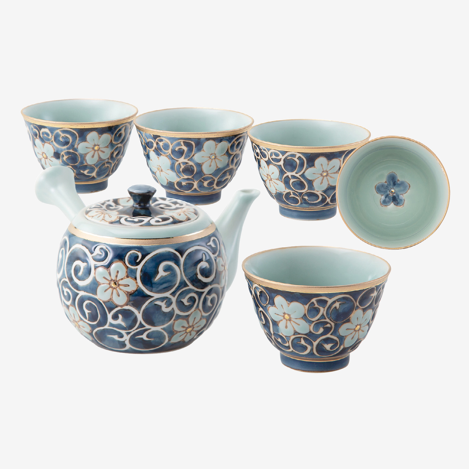 Spot Edition｜唐草桔梗 急須茶器揃｜西海陶器 | SAIKAI B-SHOP｜西海