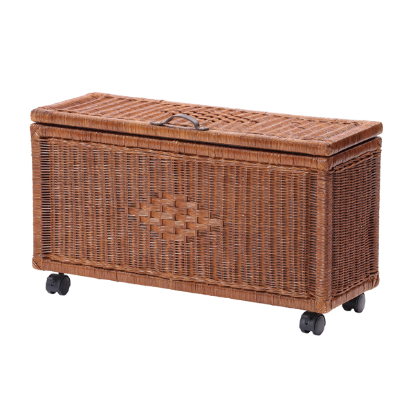 GK513MHR ラタン キャスター付き 収納ボックス | 【SR-net】Sunflower