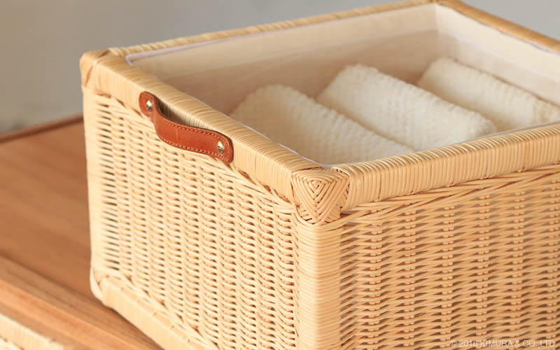 G843XP チーク無垢材とラタンのランドリーチェスト | 【SR-net