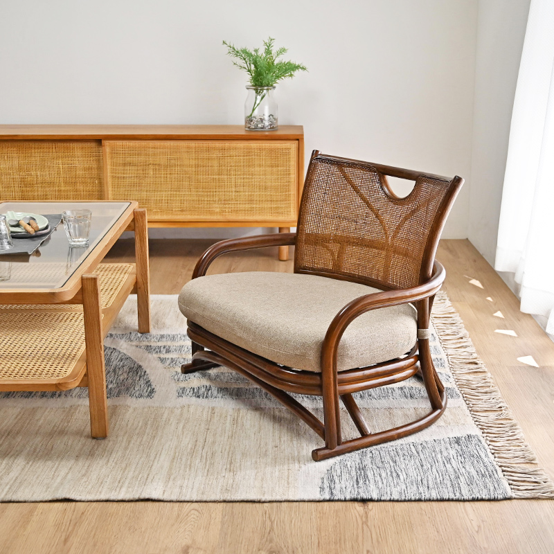 C058HR ラタン あぐら座椅子 | 【SR-net】Sunflower Rattanの卸販売サイト