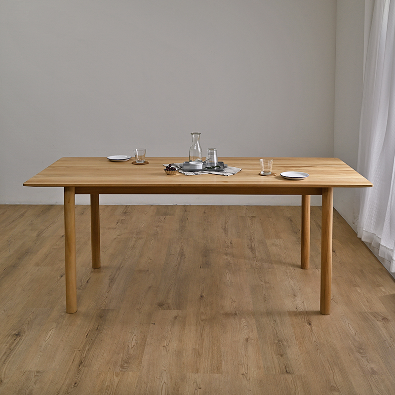 T378RX HOKOS チーク無垢材 ダイニングテーブル 幅180cm | 【SR-net
