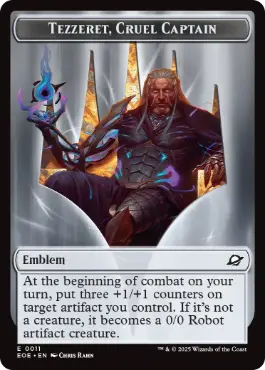 MTG 冷酷な船長、テゼレット/ボーダーレスfoil 英語1枚 EOE ボーダー