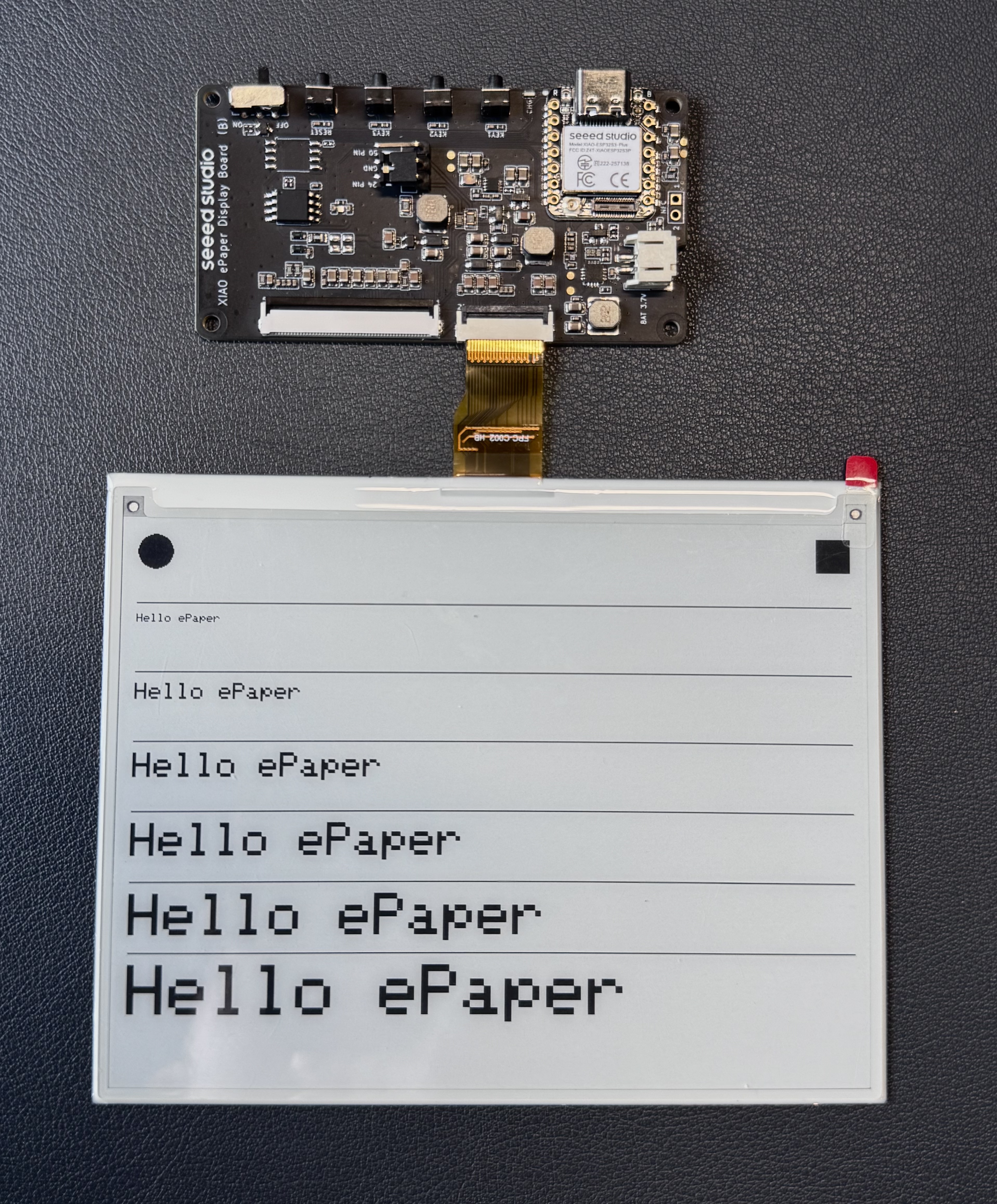 XIAO ePaper Display Board(ESP32-S3) - EE04 入門ガイド | Seeed