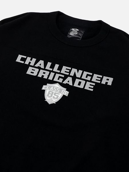 CHALLENGER / BRIGADE SWEAT -Black-