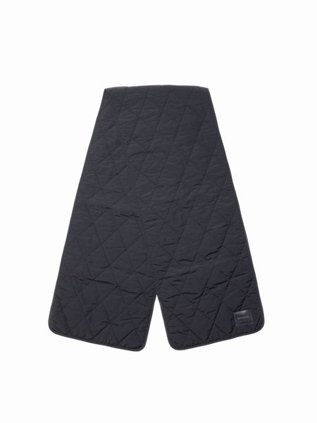 COOTIE PRODUCTIONS / Nylon Quilting Wide Stole -Black×Black-