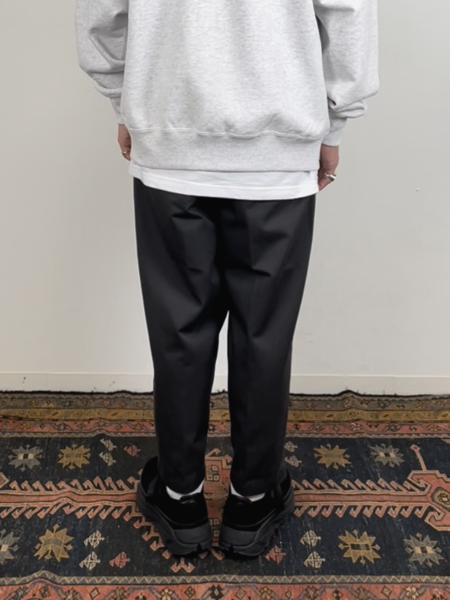 COOTIE / T/C 2 Tuck Easy Ankle Pants -Gray-