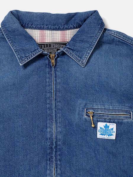 CHALLENGER / WASHED DENIM JACKET -Washed Indigo-