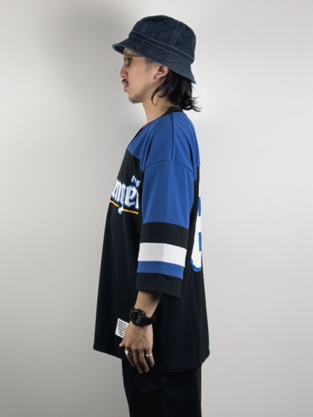 CHALLENGER / 85 HOCKEY TEE -Black×Blue-