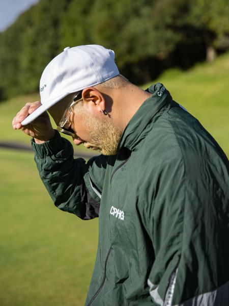 Captains Helm Golf / NAGG HOOD IN NYLON JACKET -Green-