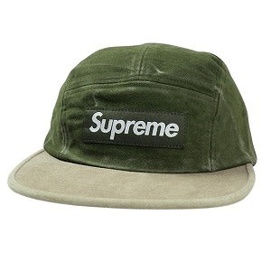 SUPREME シュプリーム 25FW 2-Tone Moleskin Camp Cap Dark Olive