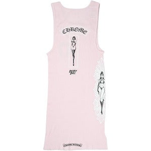 CHROME HEARTS クロム・ハーツ ×DEADLY DOLL RIB TANKTOP PINK タンク