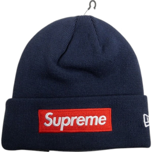 SUPREME シュプリーム 24AW New Era Box Logo Beanie Navy ボックス