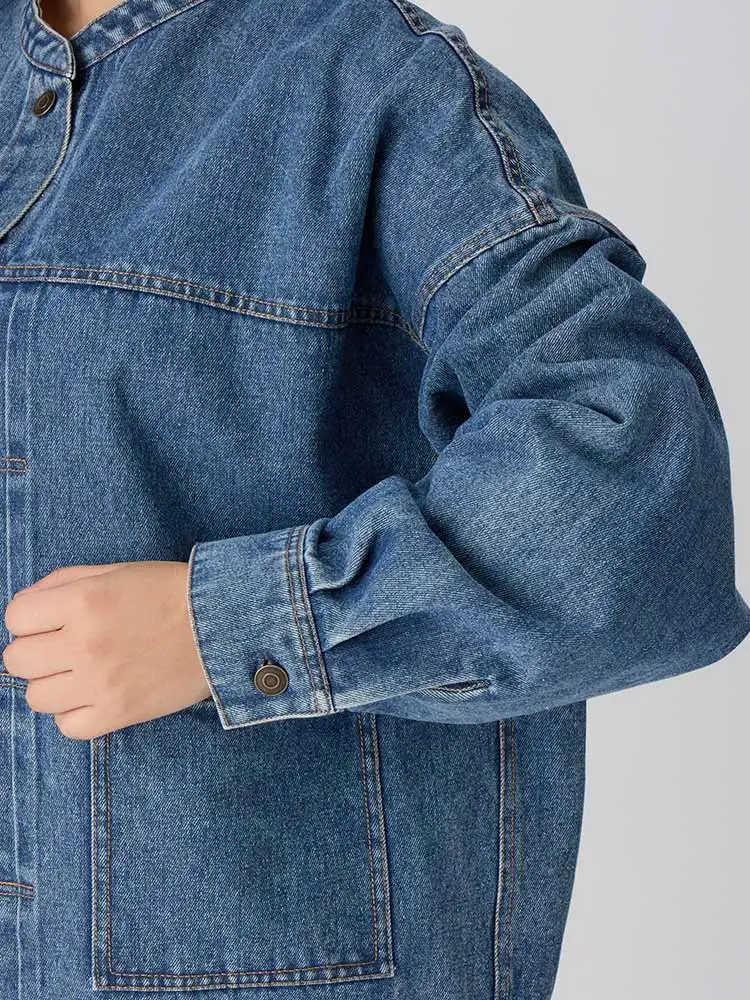 ラセラセ】ノーカラーデニムジャケット | フォーエル公式通販