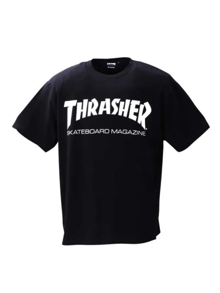 ブラック 【THRASHER(スラッシャー)】半袖Tシャツ ＊カタログ商品