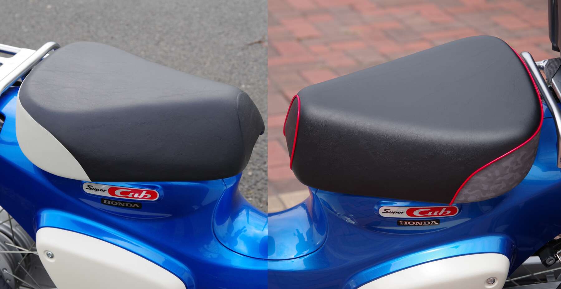 スーパーカブ110日誌】クロスカブ110純正シートに交換してみたら