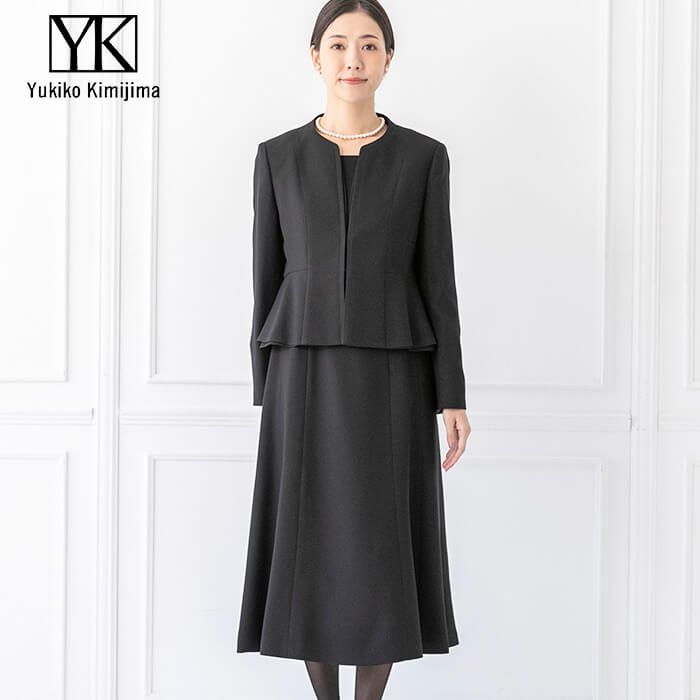 スーツ風のアンサンブル 11号・ブラック｜東京ソワールオンラインストア