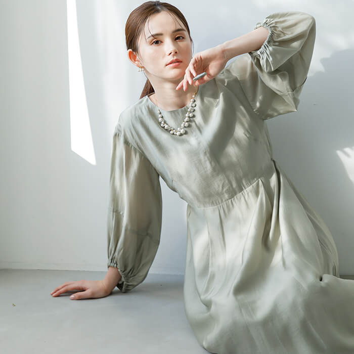 ドレス グリーンの通販｜東京ソワールオンラインストア