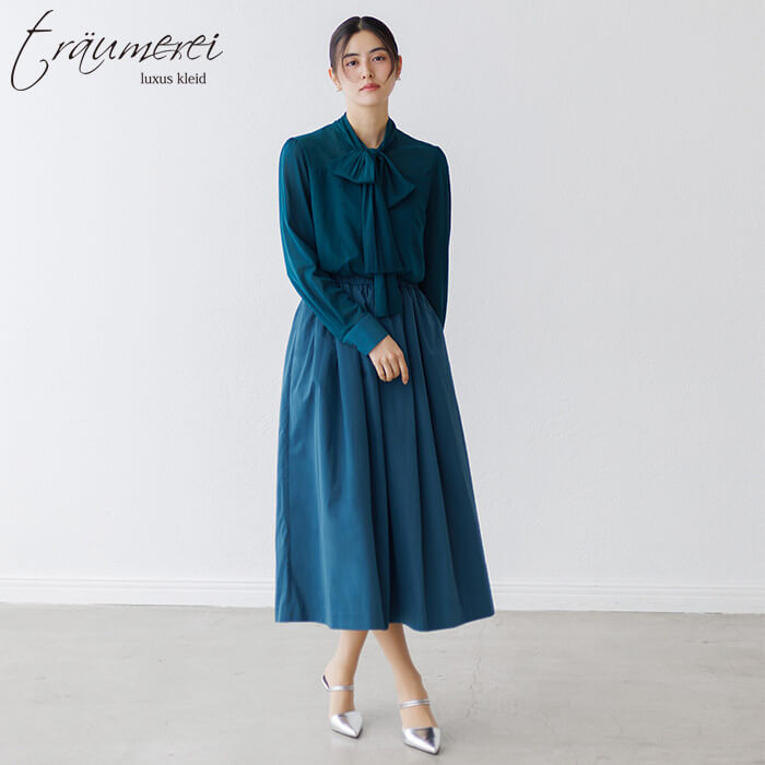 ドレス グリーンの通販｜東京ソワールオンラインストア