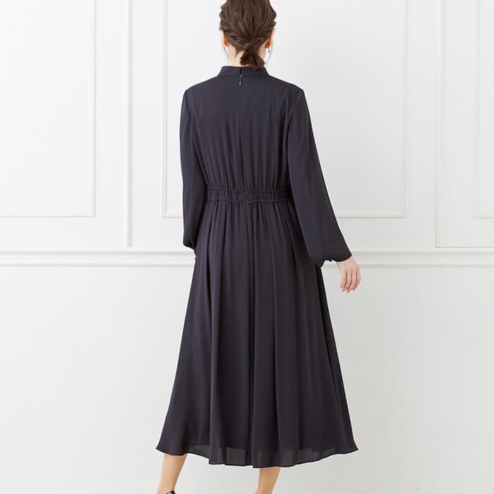 チェックツイードジャケットのセレモニースーツ 13号・ネイビー