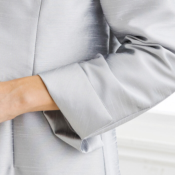 ☆ほぼ未使用☆レリアン シルバーラメ入りテーラードジャケット