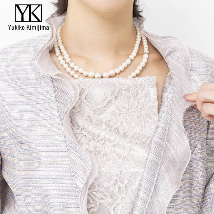 胸当て付きフォーマルジャケット 9号・ピンク｜東京ソワール