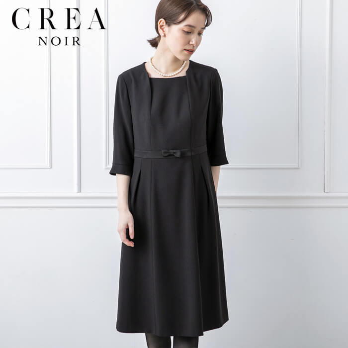 洗える｜前開きのアンサンブル 9号・ブラック｜東京ソワール