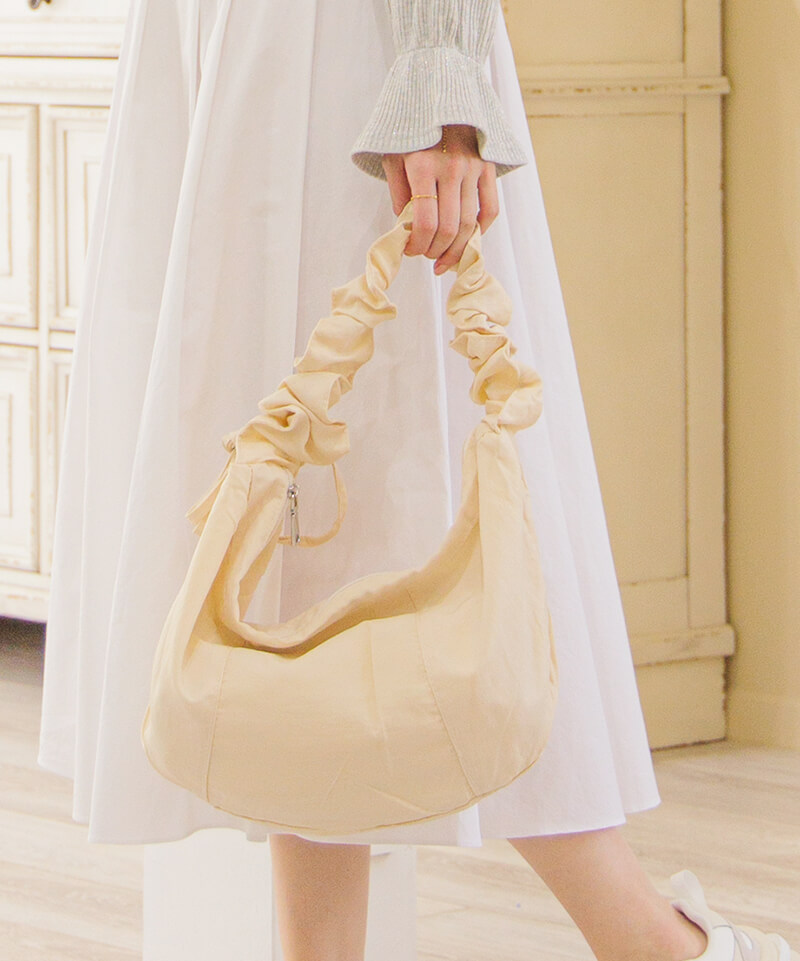 shirring handle bag～ｼｬｰﾘﾝｸﾞﾊﾝﾄﾞﾙﾊﾞｯｸﾞ | flower／フラワー公式通販