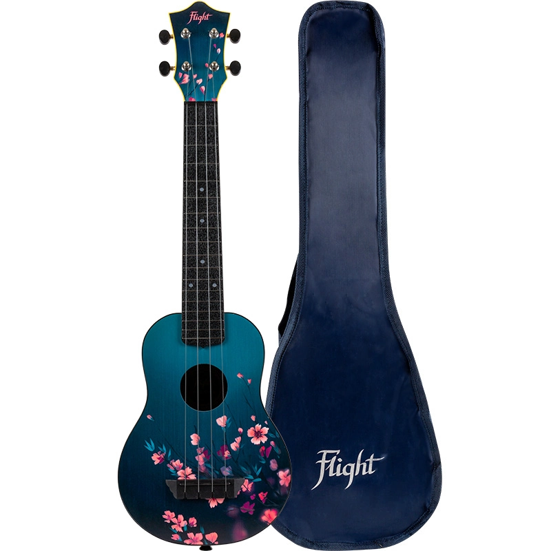 Flight TUSL32 Sakura Concert Scale Soprano Travel Ukulele – Flight