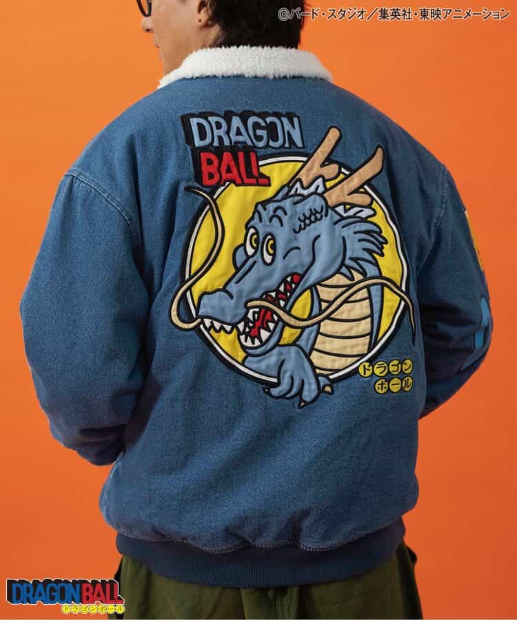 リンク】ドラゴンボールコラボ デニムボアジャケット(大人サイズ