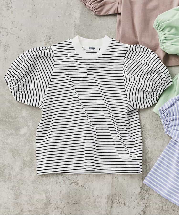 ☆SALE☆WEB限定 パフスリーブTシャツ（J207645）|BREEZE（ブリーズ