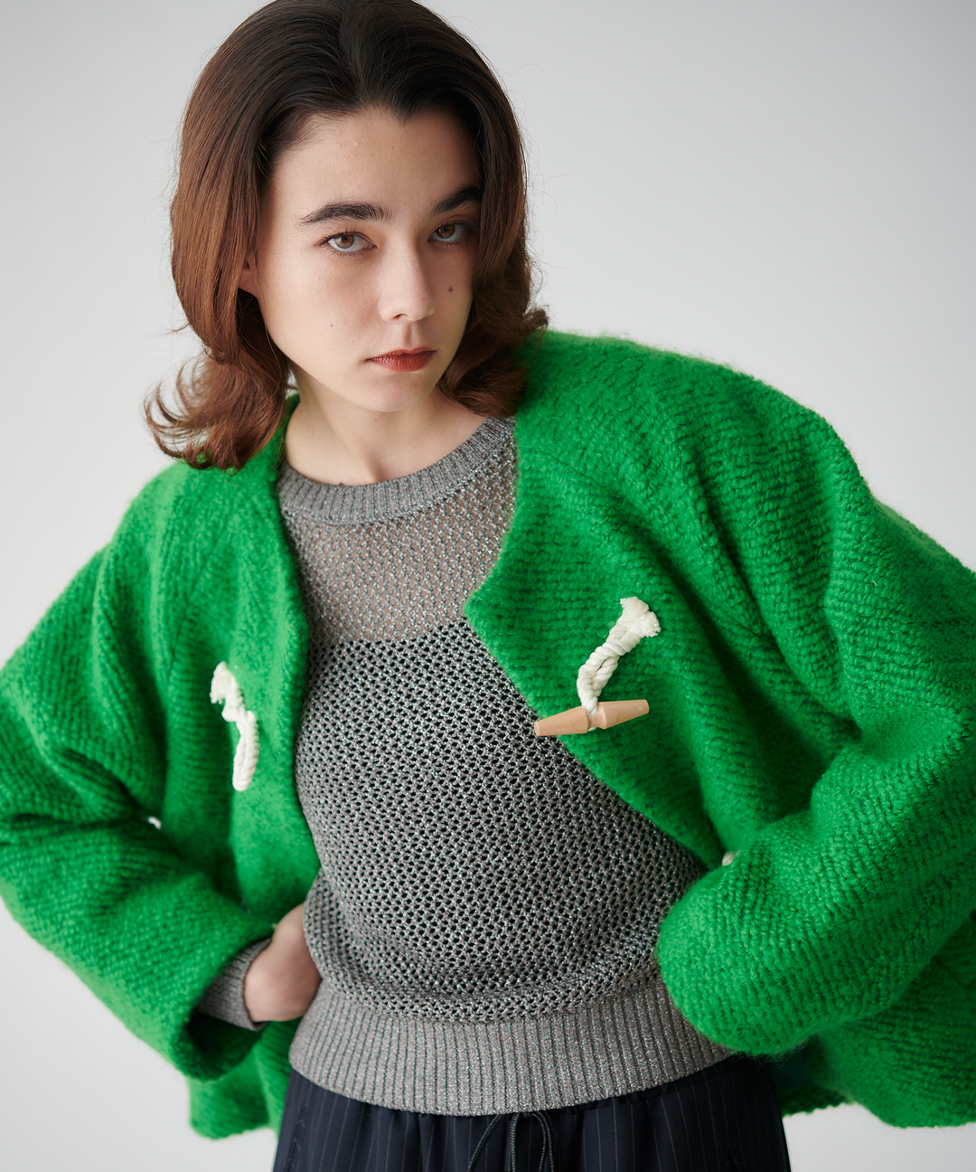 トグルボタンショートコート – FACE SANS FARD