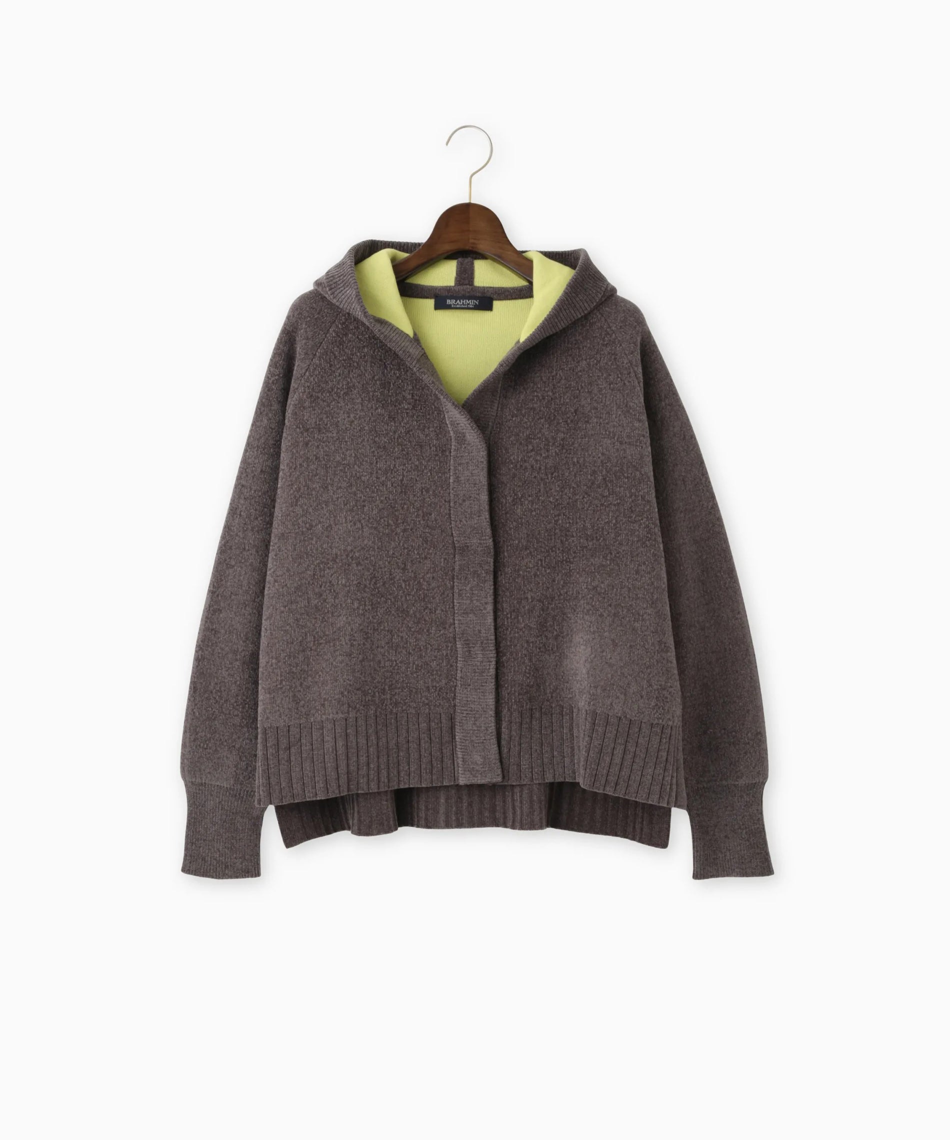 配色モールダブルフェイスニットパーカー – FACE SANS FARD