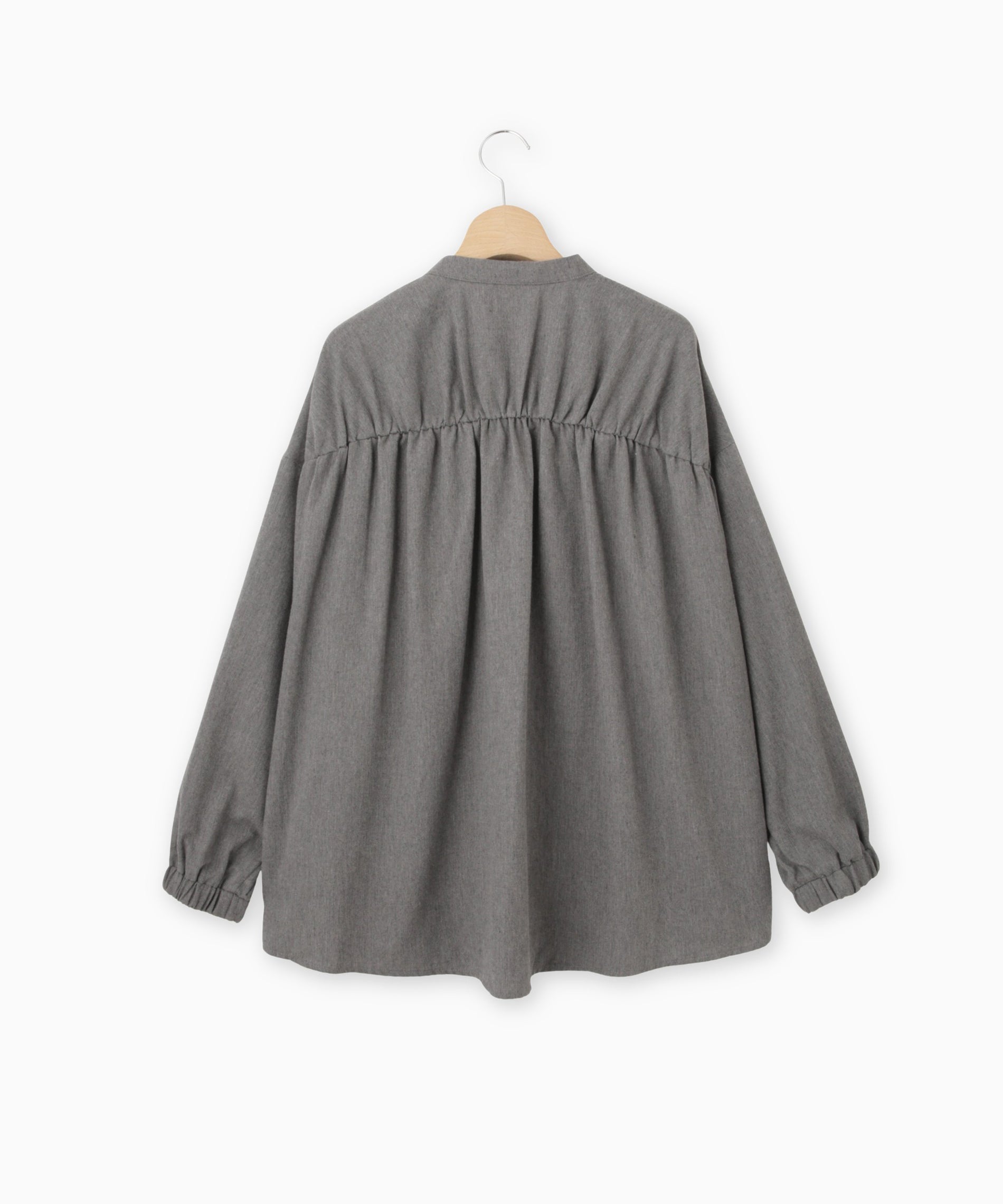 ギャザーバンドカラーブラウス – FACE SANS FARD