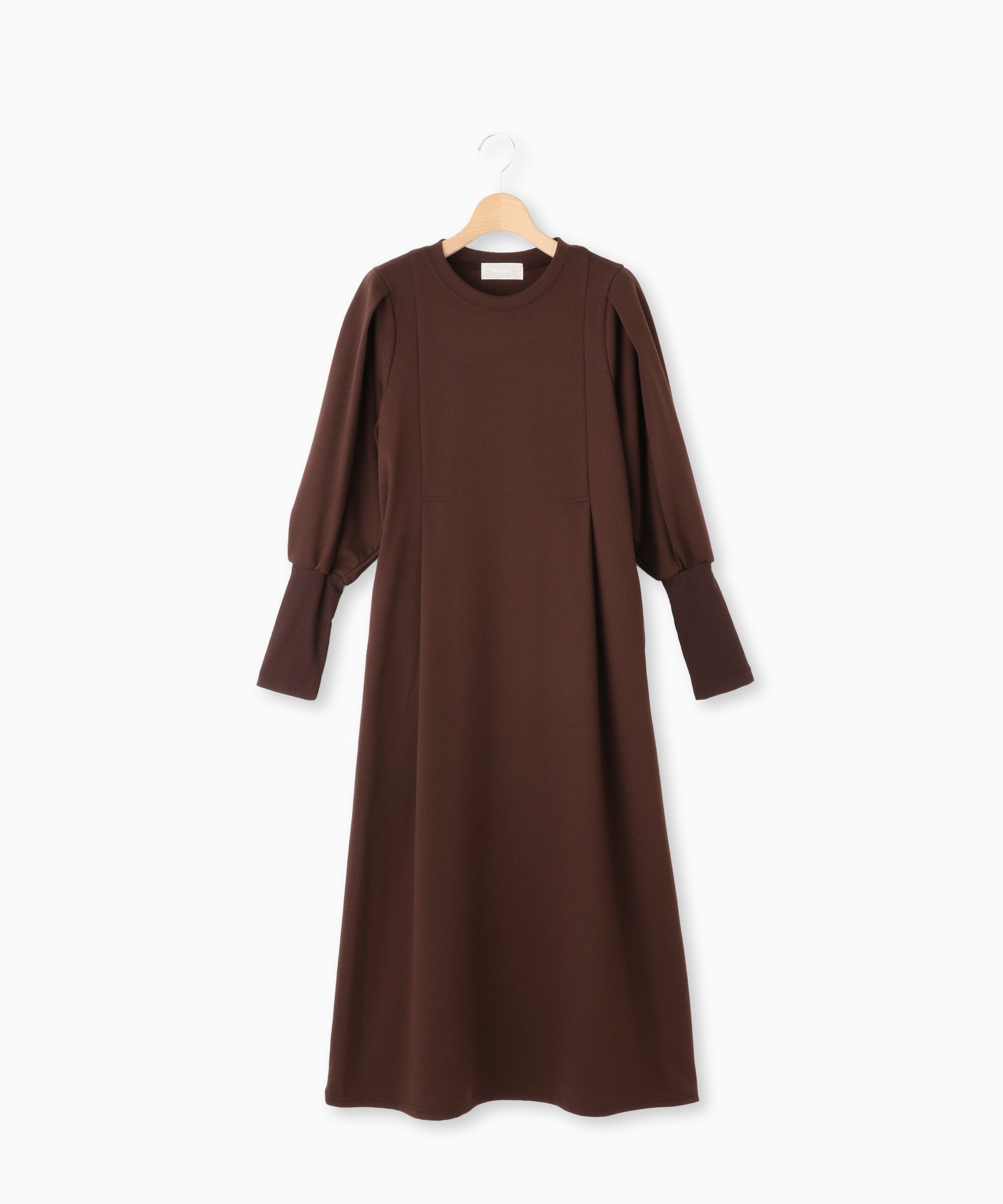 ボリュームスリーブタックワンピース – FACE SANS FARD