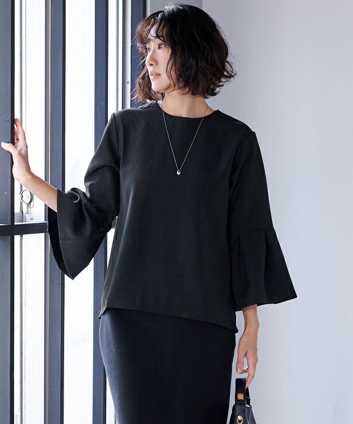 タックフレアスリーブトップス | ur's（ユアーズ）