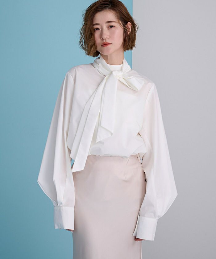 2wayボウタイブラウス【メール便可／100】 | ur's（ユアーズ）