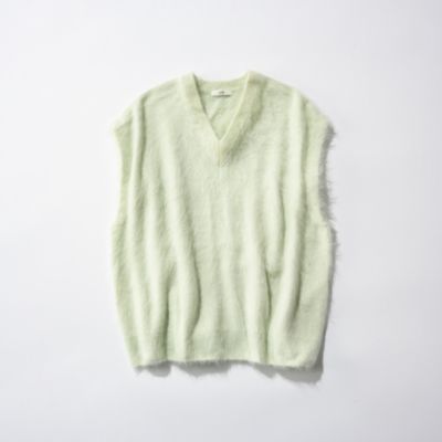 ATON(エイトン)のロイヤルカシミヤファーベストアウトレット通販